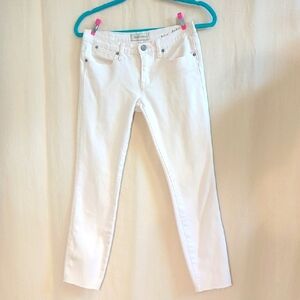 Henry &Belle White Jeans Ideal Ankle Skinny 26